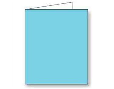 AQUA BLUE GIFT TAG 12S
