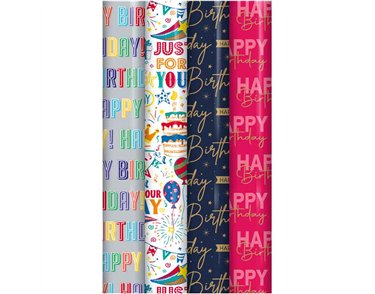 3m HAPPY BIRTHDAY ROLLWRAP 49S
