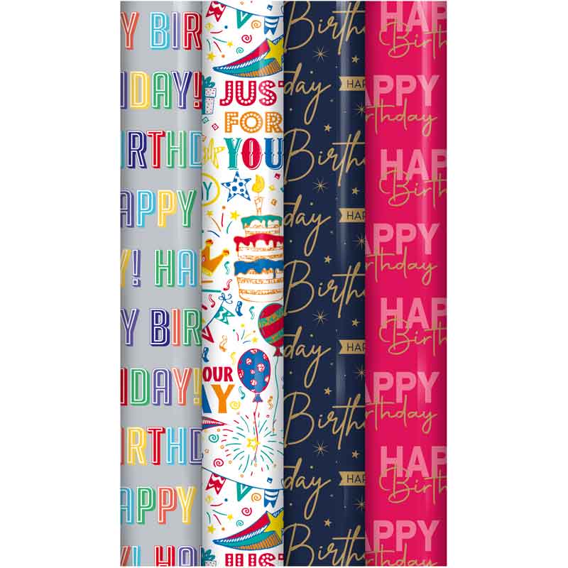 3m HAPPY BIRTHDAY ROLLWRAP 49S