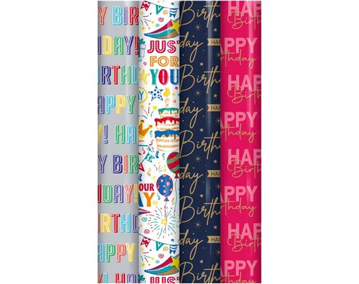 3m HAPPY BIRTHDAY ROLLWRAP 49S