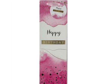 PINK WATERCOLOUR BOTTLE BAG 6S