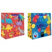 MONSTER / DINO SQUARE LARGE GIFT BAG 12S