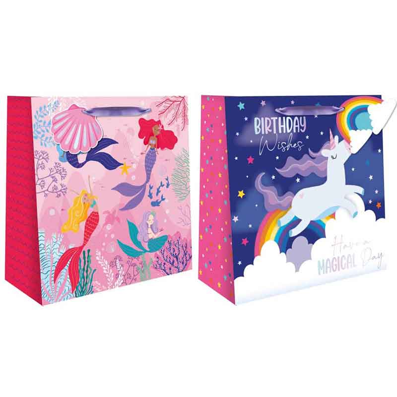 MYTHICAL SQUARE JUMBO GIFT BAG 12S