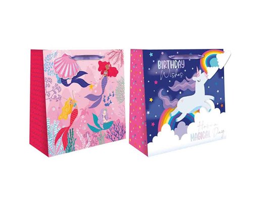 MYTHICAL SQUARE JUMBO GIFT BAG 12S