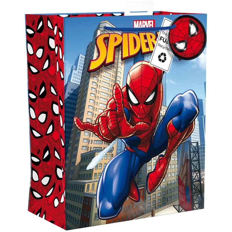 MARVEL ULTIMATE SPIDERMAN LARGE GIFT BAG 6S