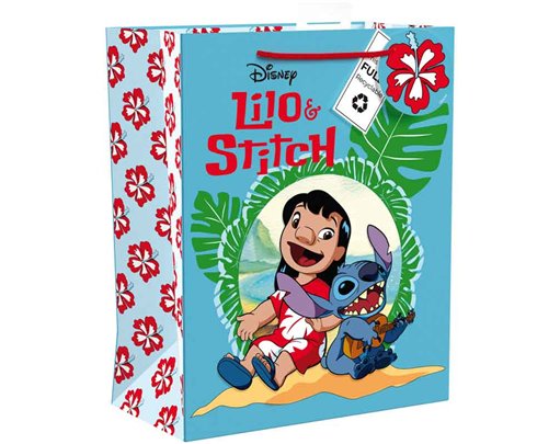DISNEY STITCH LARGE GIFT BAG 6S