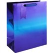 BLUE METALLIC LARGE GIFT BAG 6S