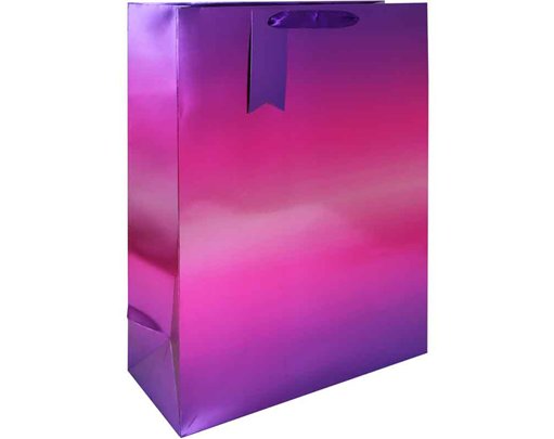 PINK METALLIC XLG GIFT BAG 6S