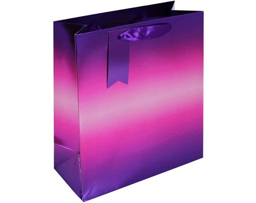 PINK METALLIC MEDIUM GIFT BAG 6S