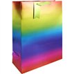 RAINBOW METALLIC XLG GIFT BAG 6S