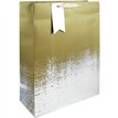 GOLD SILVER DISTRESSED XLG GIFT BAG 6S