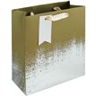 GOLD SILVER DISTRESSED MEDIUM GIFT BAG 6S