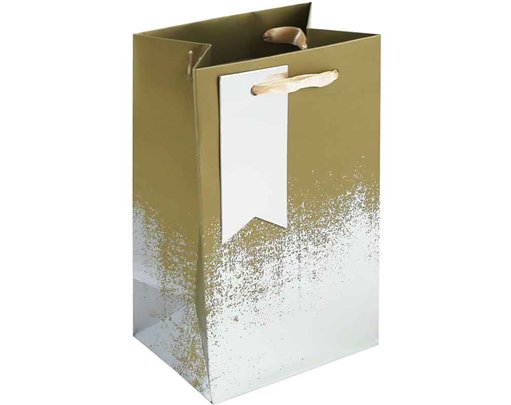 GOLD SILVER DISTRESSED PERFUME BAG 6S