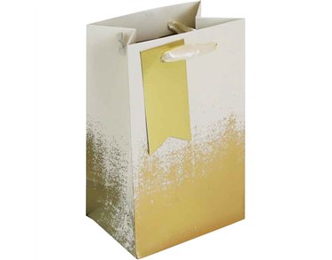 CREAM GOLD DISTRESSED PERFUME BAG 6S
