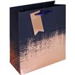 NAVY COPPER DISTRESSED MEDIUM GIFT BAG 6S