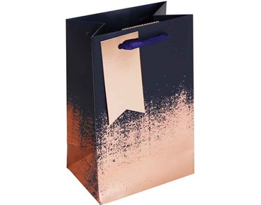 NAVY COPPER DISTRESSED PERFUME BAG 6S