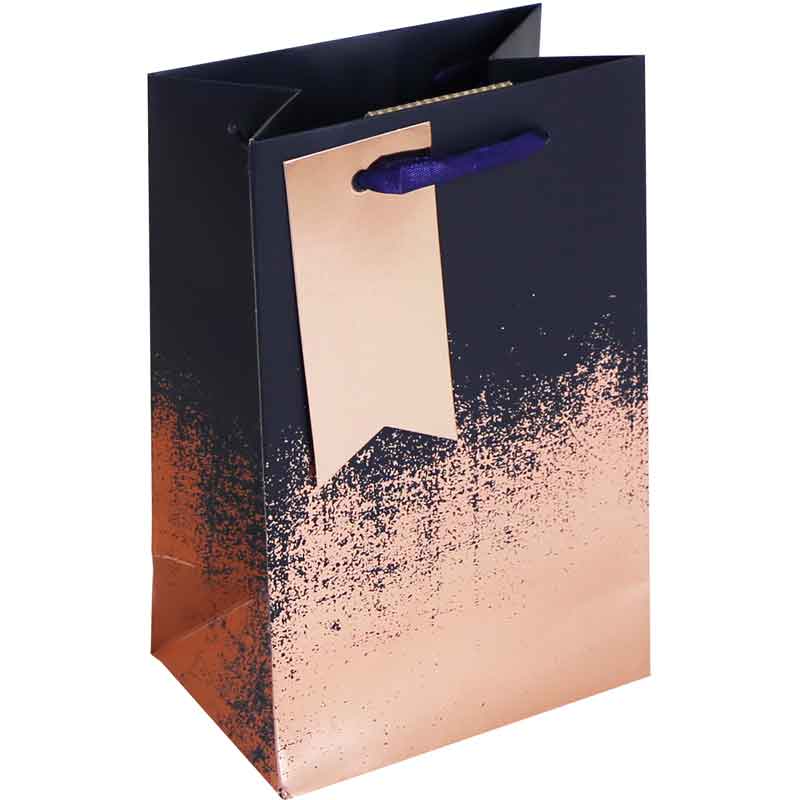 NAVY COPPER DISTRESSED PERFUME BAG 6S