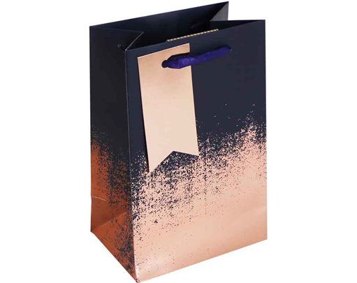 NAVY COPPER DISTRESSED PERFUME BAG 6S