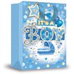 BABY BOY TRAD XLG GIFT BAG 6S