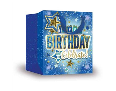 BIRTHDAY MALE TRAD MEDIUM GIFT BAG 6S