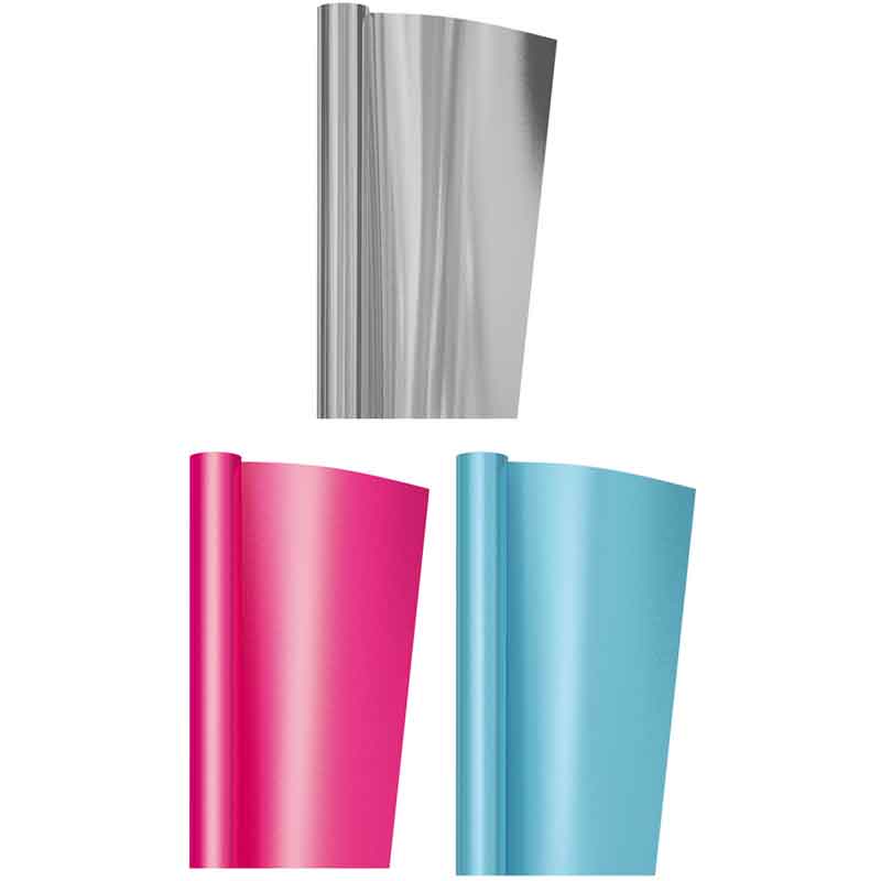 1.5m PLAIN FASHION FOIL ROLL WRAP 36S