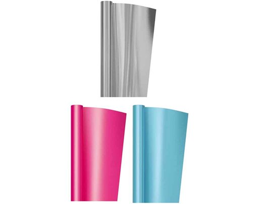 1.5m PLAIN FASHION FOIL ROLL WRAP 36S