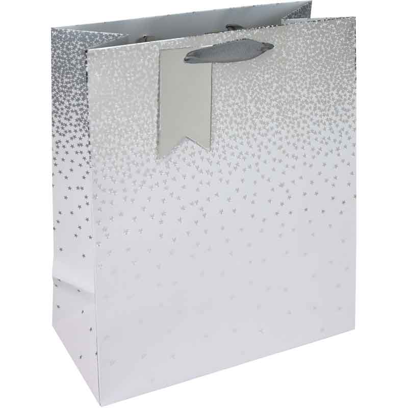 WHITE OMBRE LARGE GIFT BAG 6S