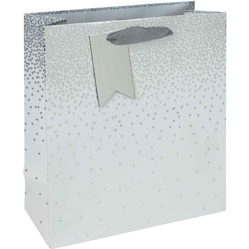 WHITE OMBRE MEDIUM GIFT BAG 6S