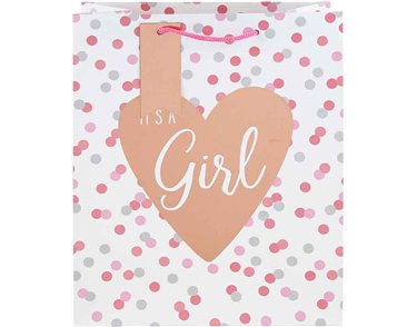 ITÃ¢â‚¬â„¢S A GIRL LARGE GIFT BAG 6S
