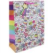 GIRLY TEXT XLG GIFT BAG 6S