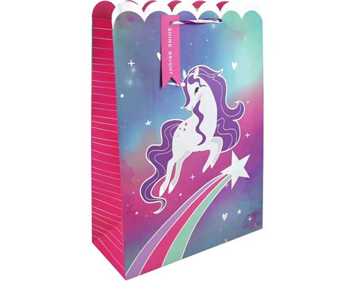 UNICORN XLG GIFT BAG 6S