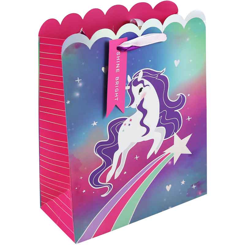 UNICORN MEDIUM GIFT BAG 6S