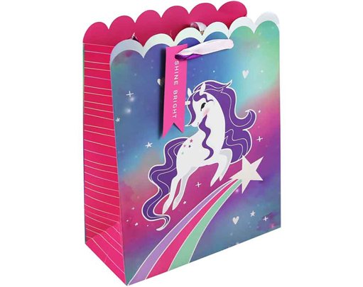 UNICORN MEDIUM GIFT BAG 6S