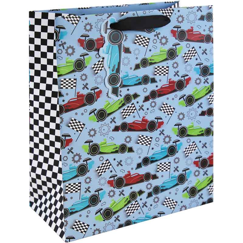 RACE CAR LARGE GIFT BAG 6S