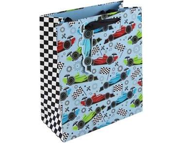 RACE CAR MEDIUM GIFT BAG 6S
