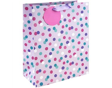 FEMALE SPOTS LARGE GIFT BAG 6S