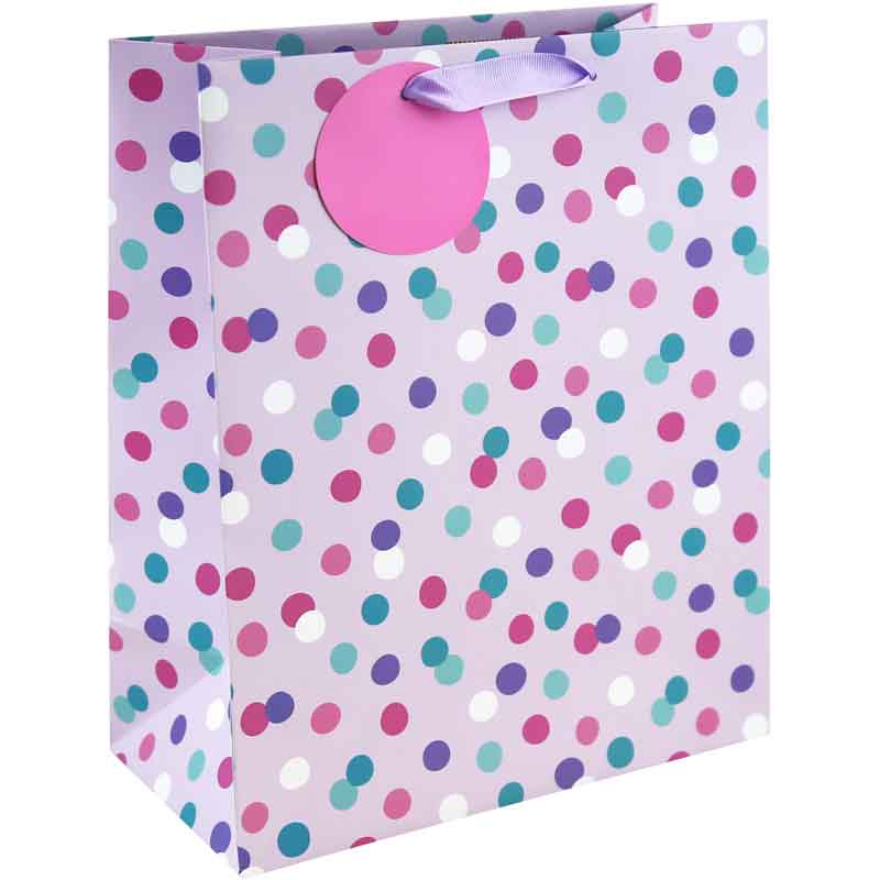 FEMALE SPOTS LARGE GIFT BAG 6S