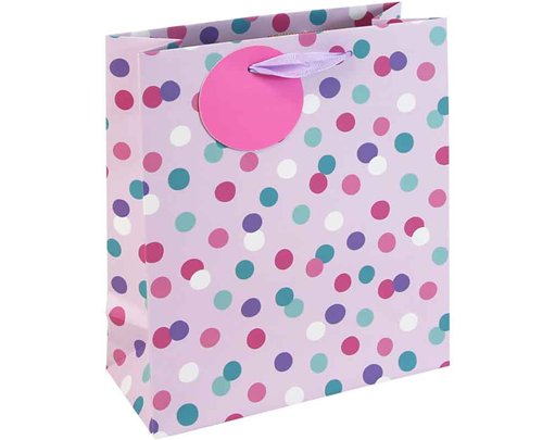 FEMALE SPOTS MEDIUM GIFT BAG 6S