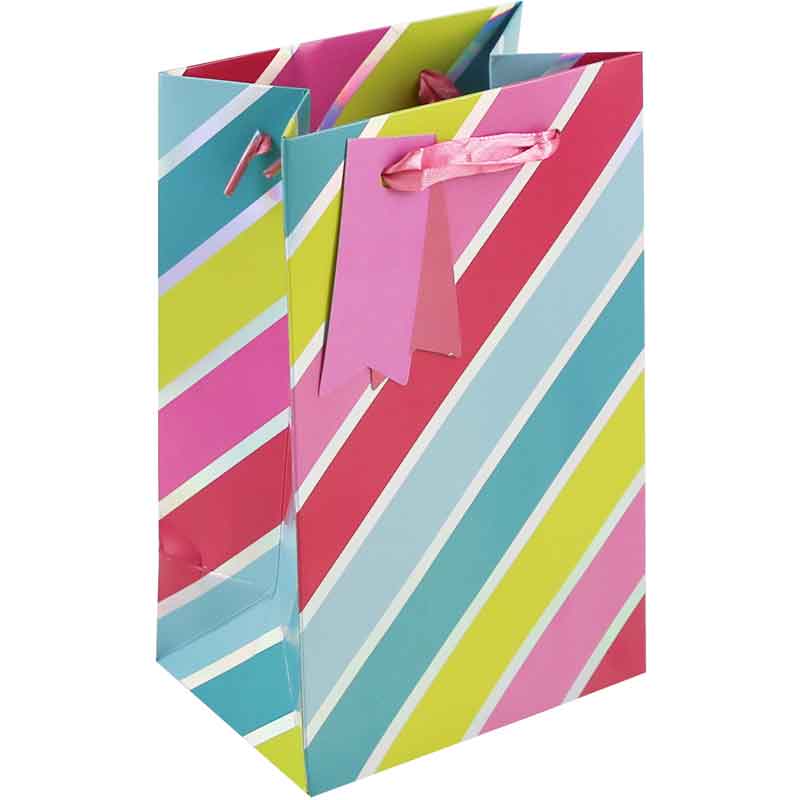 HOLO STRIPES PERFUME GIFT BAG 6S