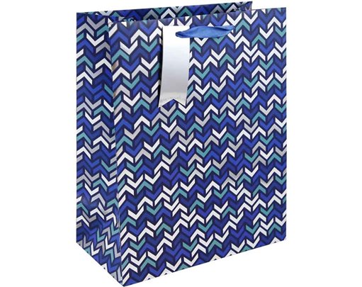 MODERN CHEVRON LARGE GIFT BAG 6S