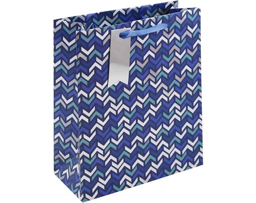 MODERN CHEVRON MEDIUM GIFT BAG 6S
