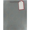 SILVER EMBOSSED LARGE GIFT BAG 6S