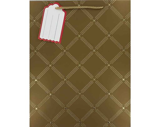 GOLD EMBOSSED LARGE GIFT BAG 6S