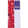 4PC RED SNOWMAN PRINTED TISSUE SHEETS 12S