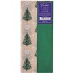 4PC GREEN TREE PRINTED TISSUE SHEETS 12S