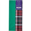 4PC TARTAN PRINTED TISSUE SHEETS 12S