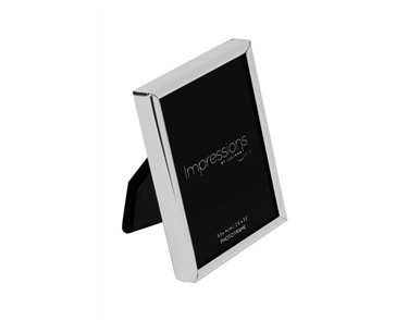 3.5x5in IMPRESSIONS THIN SILVER PLATED PHOTO FRAME