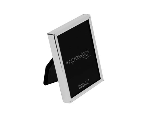3.5x5in IMPRESSIONS THIN SILVER PLATED PHOTO FRAME