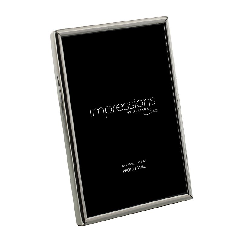 4x6in THIN SILVER PLATED PHOTO FRAME