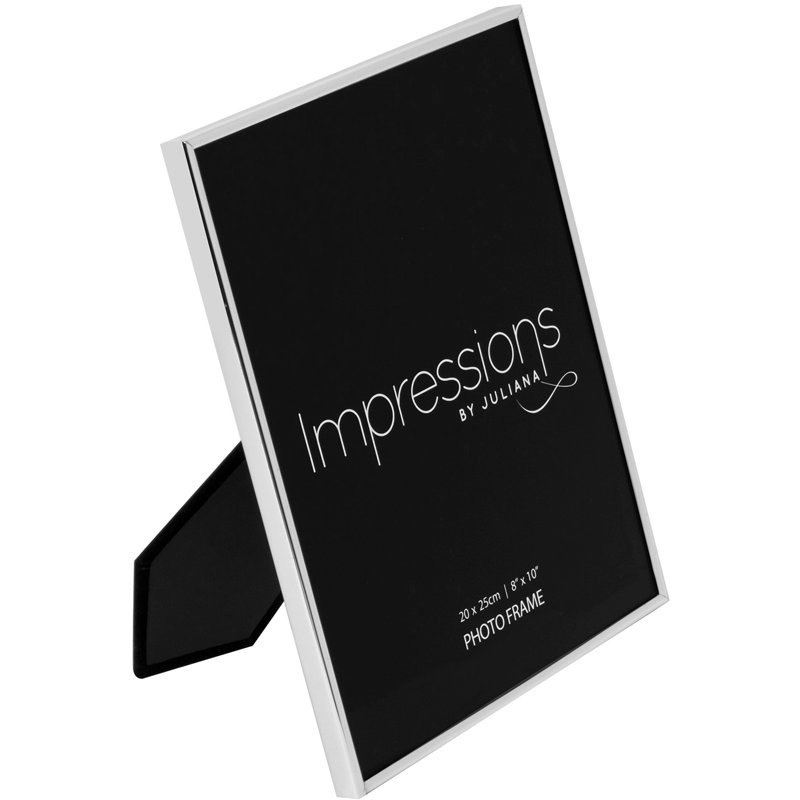 8x10in THIN SILVER PLATED PHOTO FRAME